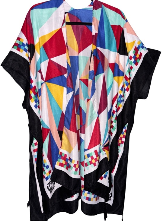Jessica McClintock Other - Multicolor Geometric Kimono, NWT